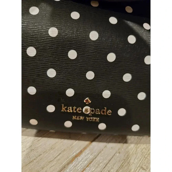 Kate Spade x Disney Minnie Mouse Polka Dot Leather Backpack - Picture 3 of 14